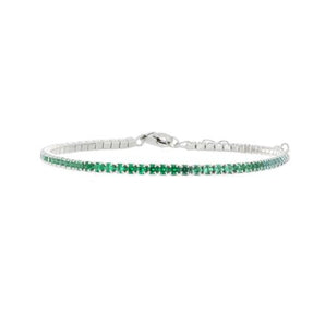 Bracciale tennis argento