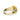 Anello uomo scudo scatolato oro giallo