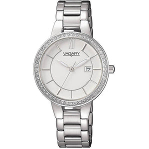 Vagary by citizen orologio donna acciaio con swarovsky 32mm IU3-312