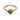 Anello cuore pietra verde oro giallo