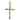 Ciondolo crocifisso oro giallo