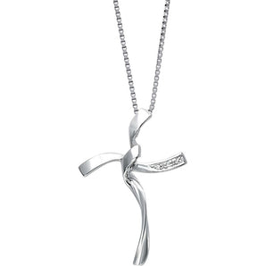 collana croce diamanti