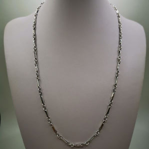 collana uomo oro bianco