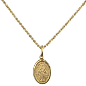 girocollo madonna miracolosa oro giallo