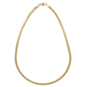 Girocollo Cleopatra lineare oro giallo