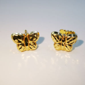 orecchini farfalla oro