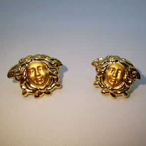 orecchini Versace oro giallo