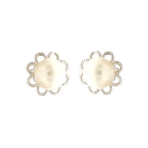 orecchini perle oro bianco