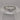 Anello solitario con zircone oro bianco