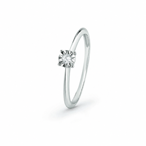 Bague solitaire diamant Bliss
