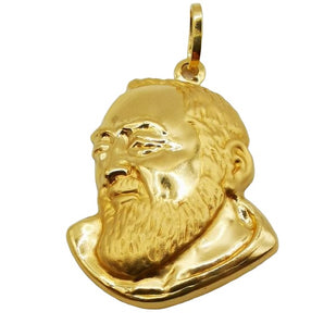ciondolo Padre Pio oro