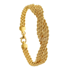 Bracciale funetta donna oro - Gioielleria Angela 