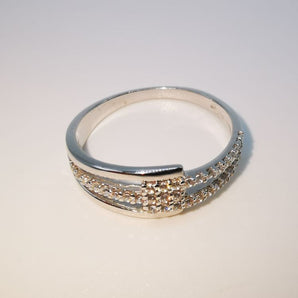 Anello oro e zirconi - Gioielleria Angela 