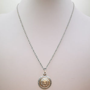 Collana medusa oro bianco - Gioielleria Angela 