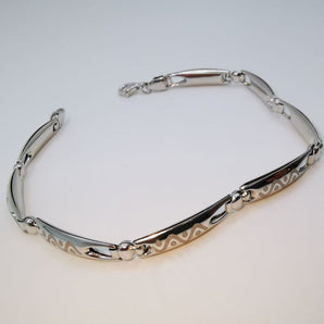Bracciale semirigido oro bianco - Gioielleria Angela 