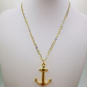 Collana ancora oro giallo - Gioielleria Angela 