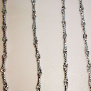 Collana tubolare oro bianco - Gioielleria Angela 