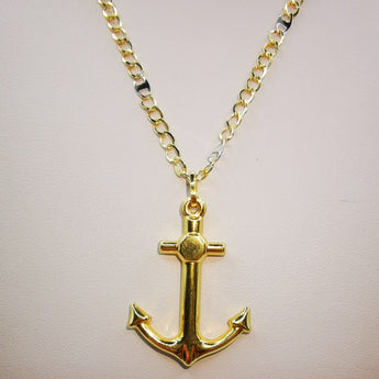 collana ancora oro