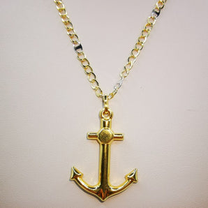 collana ancora oro